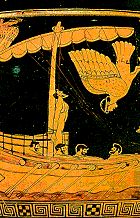 Одиссей Василич в водном походе
наслаждается пением Сирены